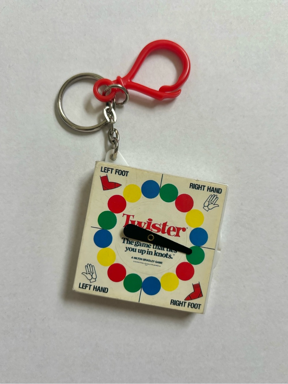 90s Hasbro Twister Game Keychain